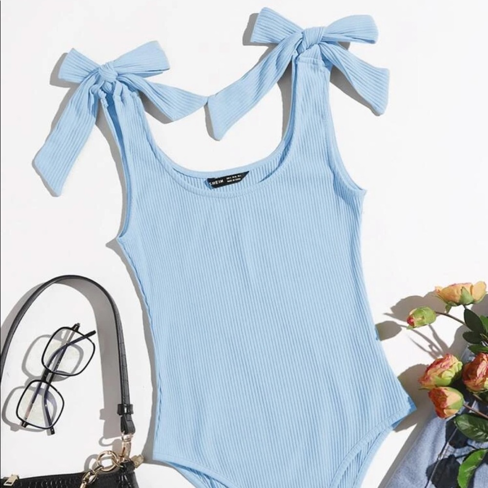 New SHEIN knot shoulder bodysuit